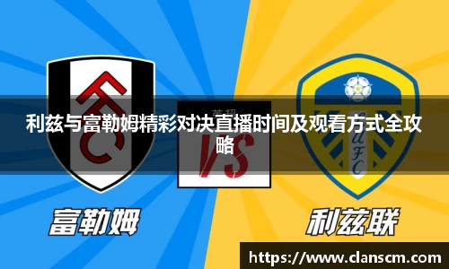 利兹与富勒姆精彩对决直播时间及观看方式全攻略